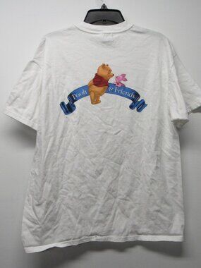 Vtg 90s Winnie The Pooh & Friends Piglet Collectors Club Hanes Beefy T Shirt XL